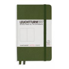 Leuchtturm A6 hard 185s Army dotted