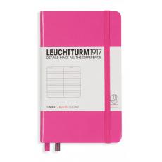 Leuchtturm A6 hard 185s New Pink linjerad