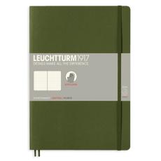 Leuchtturm1917 Leuchtturm Notebook B5 Soft 121s Army Dotted - Kalenderkungen.se