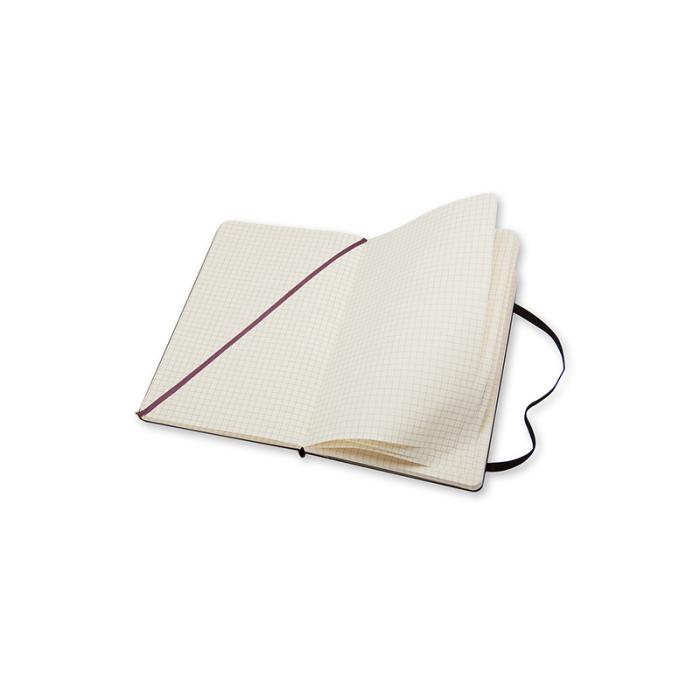 Moleskine Squared Classic Notebook Large - Svart 