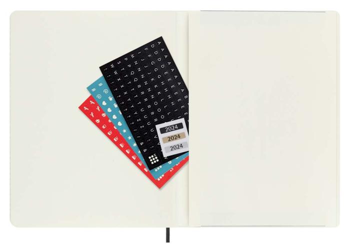 Moleskine Veckokalender XL Svart Mjuk 23/24
