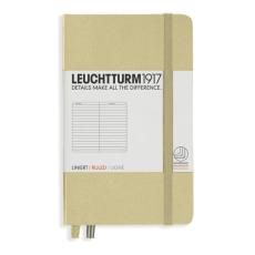 Leuchtturm A6 hard 185s Sand linjerad