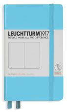 Leuchtturm1917 Leuchtturm A6 hard 185s Ice Blue olinjerad utgått - Kalenderkungen.se