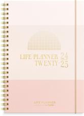 Life Planner Pink Horisontell 2024-2025