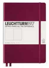 Leuchtturm Notebook A5 hard 249s Port Red olinjerad
