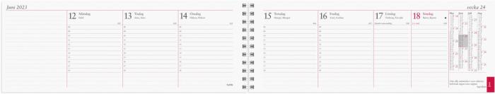 Stor plankalender spiralbunden 2023