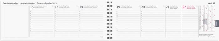 Desk Calendar Europe 2023