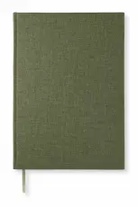 Linjerad Notebook A4 192 sidor Khaki Green