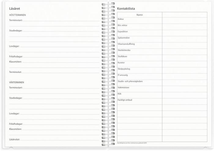 Lärarkalender för Ämneslärare 2024-2025