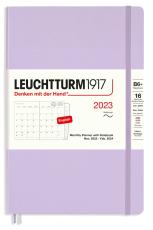 Leuchtturm1917 Leuchtturm1917 B6 Soft Månad/Uppslag 16m Lilac 2023 - Kalenderkungen.se