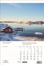 Väggkalender Vårt vackra Sverige 2026