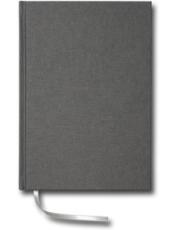 Olinjerad Blank Book A5 256 sidor Anthracite