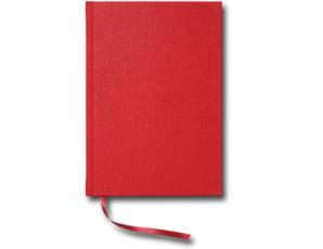 Linjerad Notebook A5 128 sidor Red