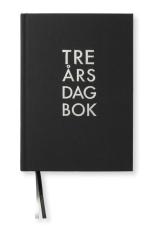 3-årsdagbok A5 svart 