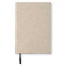 Olinjerad Blank Book A5 - 128 sidor Rough Linen