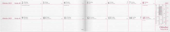 Tvåveckors plankalender 2023