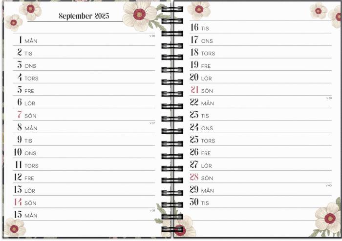 Life Planner 2025 Floral