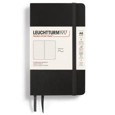 Anteckningsbok Leuchtturm1917 Soft A6 svart dotted