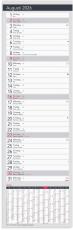 Stor bordskalender elegant 2026