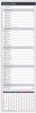 Stor bordskalender elegant 2026