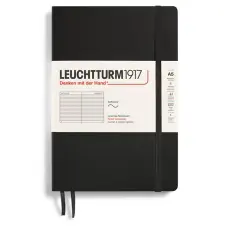 Leuchtturm Notebook A5 soft Black Ruled