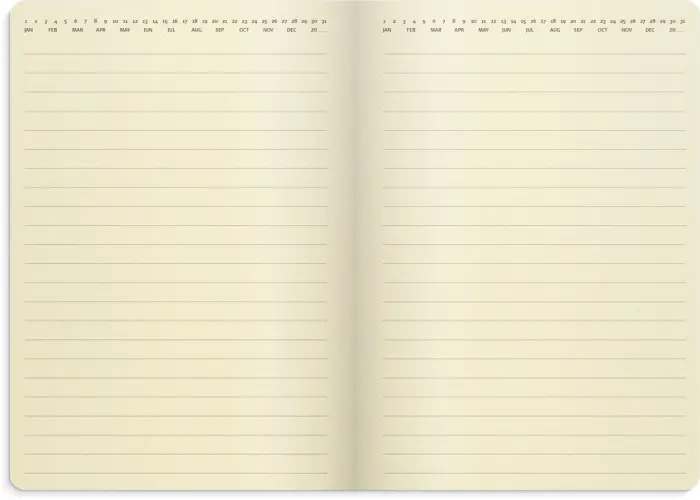 Liten veckokalender Forma Deluxe svart 2024