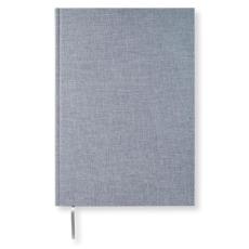 Linjerad Notebook A4 Denim