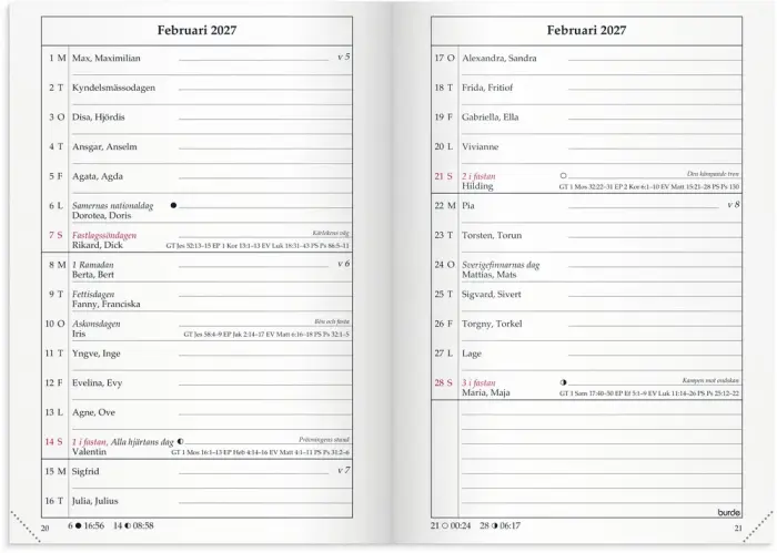 Sveriges Almanacka 2027