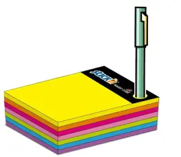 Notesblock 101x76 Neon