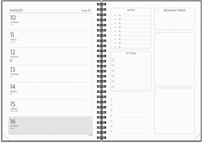 Kalender 2026 Få det gjort svart