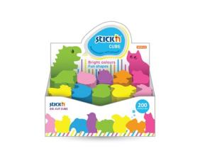 Notes Stick`n Die cuts djurkuber Elefant