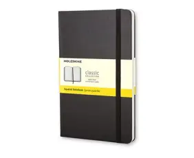 Moleskine Squared Classic Notebook Pocket - Svart
