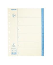 Pappersregister JOPA 1-5 vit/blå