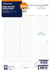 Filofax Dagbok vecka/uppslag 2020 - Kalenderkungen.se