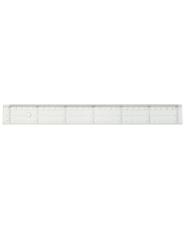 Linjal 20cm plast