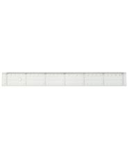 Linjal 30cm plast 