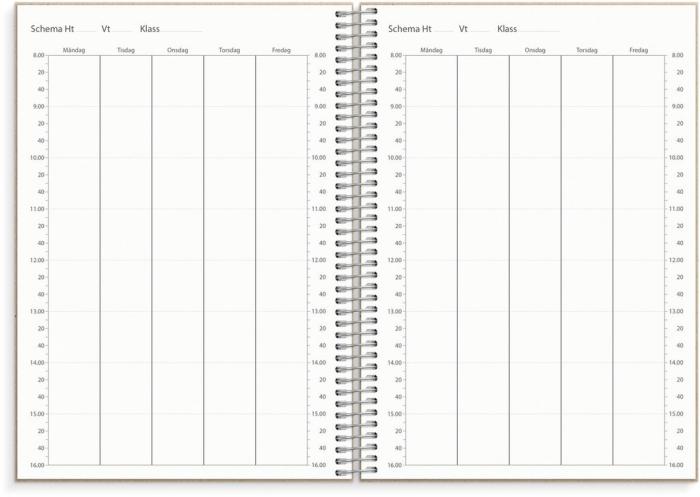 Lärarkalender horisontell 2024-2025