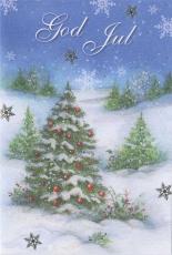 Papperix Julkort - Vinterlandskap - Kalenderkungen.se