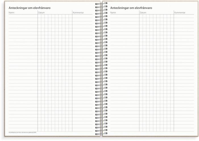 Lärarkalender horisontell 2024-2025