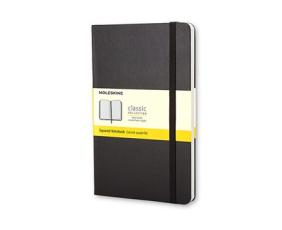 Moleskine Squared Classic Notebook Large - Svart 