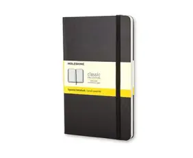 Moleskine Squared Classic Notebook Large - Svart 