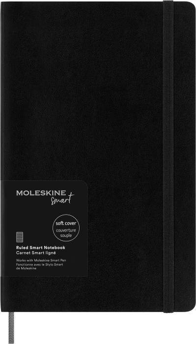 Moleskine Smart Anteckningsbok Soft linjerad Large Svart