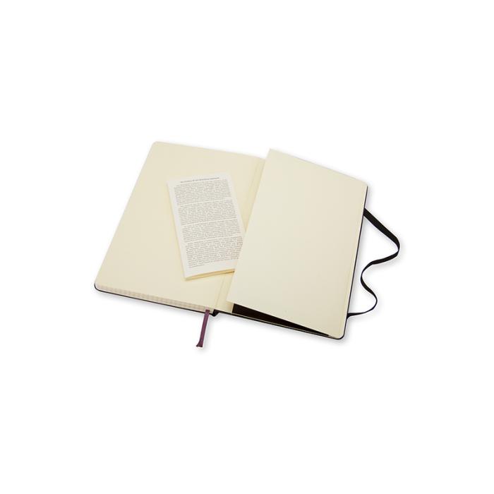 Moleskine Squared Classic Notebook Large - Svart 