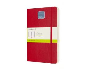 Moleskine Classic Notebook Soft Expanded olinj Red