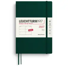 Kalender Leuchtturm1917 A5 Vecka/Uppslag Soft Forest Green 2027 