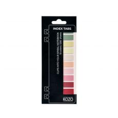 KOZO Indexflikar 10 Färger Blush