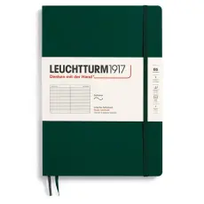 Leuchtturm Notebook B5 Soft 123s Forest Green Linjerad