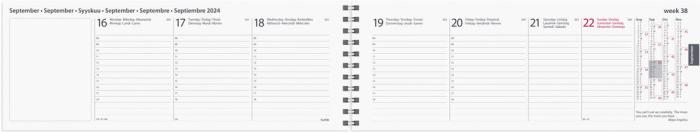 Desk Calendar Europe 2024