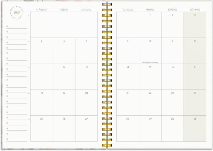Burde Publishing AB Life Planner 2025 Essentials A5 - Kalenderkungen.se