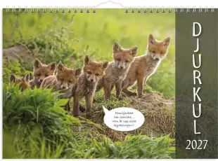V&auml;ggkalender djurkul 2027